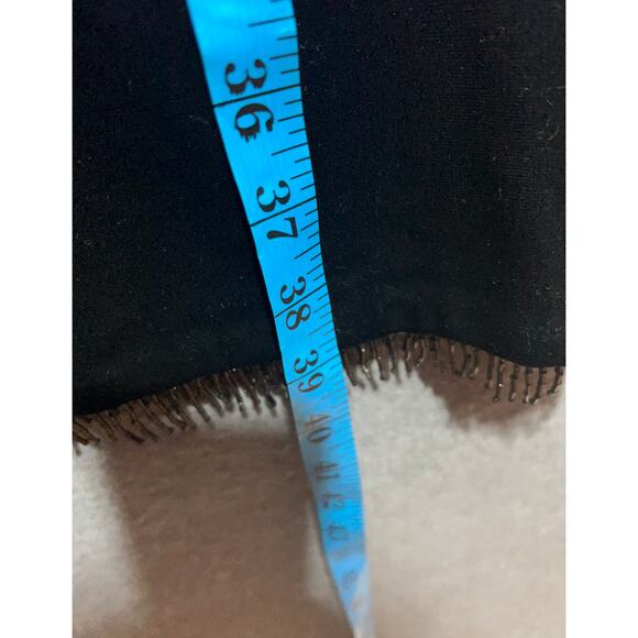 Vintage 1970's Susan Ross Women Evening Velour Fringe Dress & Jacket Size 14 USA - Picture 9 of 11